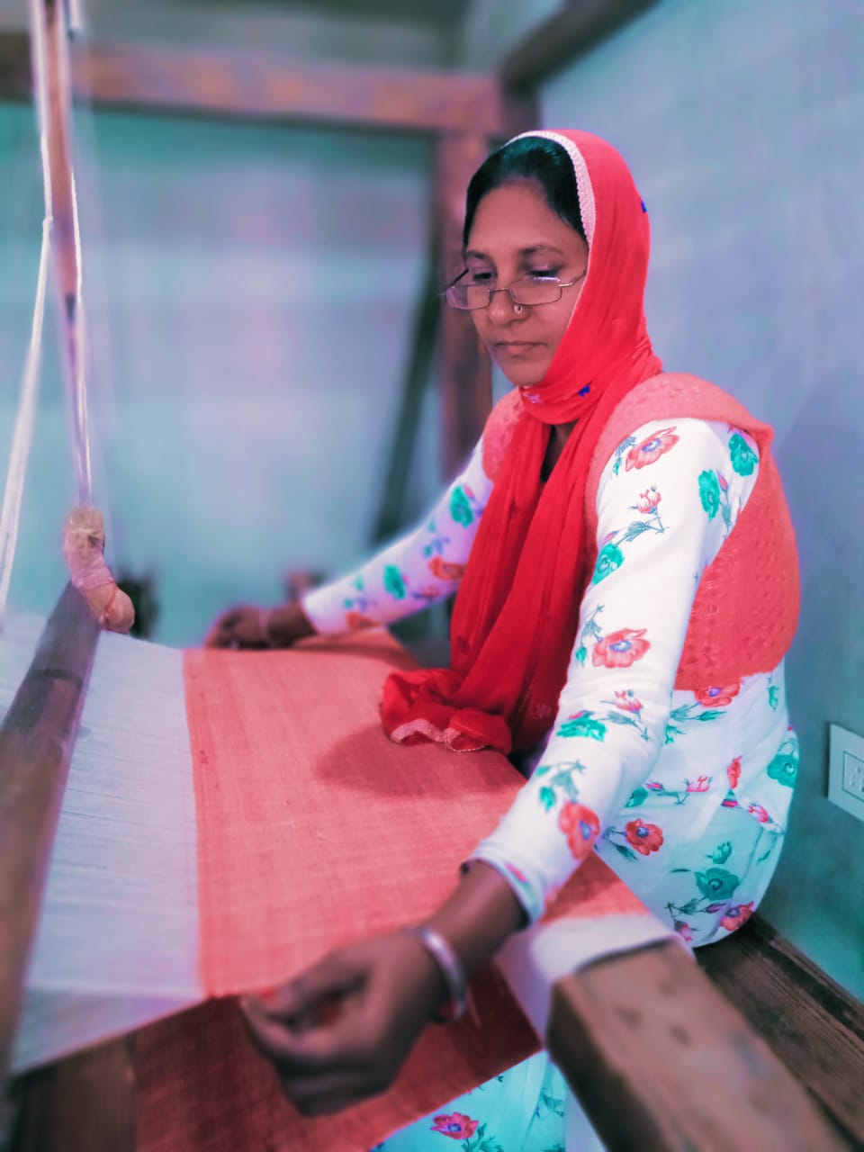 Nav Trinjan handwoven textile
